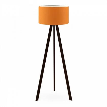 Φωτιστικό δαπέδου Rosling Megapap Mdf/ύφασμα Pvc χρώμα μαύρο/πορτοκαλί 38x21x140εκ. Φωτιστικό δαπέδου Rosling Megapap Mdf/ύφασμα Pvc χρώμα μαύρο/πορτοκαλί 38x21x140εκ.