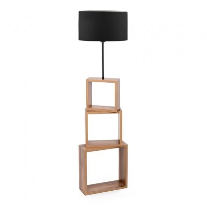Φωτιστικό δαπέδου Claude Megapap Mdf/fabric Pvc χρώμα καφέ/μαύρο 37x20x140εκ. Φωτιστικό δαπέδου Claude Megapap Mdf/fabric Pvc χρώμα καφέ/μαύρο 37x20x140εκ.