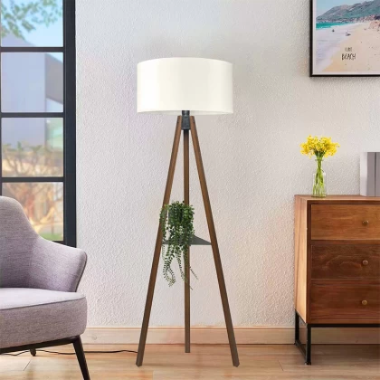 Φωτιστικό δαπέδου Thomas Megapap E27 Mdf/ύφασμα Pvc χρώμα καρυδί - κρεμ 38x38x135εκ. Φωτιστικό δαπέδου Thomas Megapap E27 Mdf/ύφασμα Pvc χρώμα καρυδί - κρεμ 38x38x135εκ.