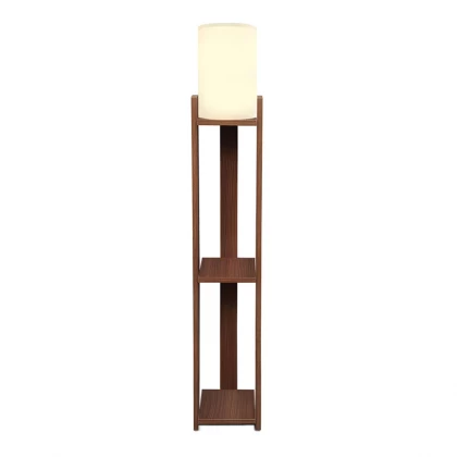 Φωτιστικό δαπέδου Verma I Megapap E27 Mdf/ύφασμα Pvc χρώμα καρυδί - κρεμ 18,5x18,5x142εκ. Φωτιστικό δαπέδου Verma I Megapap E27 Mdf/ύφασμα Pvc χρώμα καρυδί - κρεμ 18,5x18,5x142εκ.