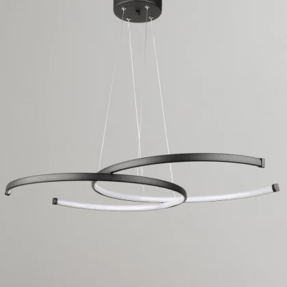 Φωτιστικό οροφής Led Cres Megapap μεταλλικό χρώμα μαύρο 70x48x65εκ. Φωτιστικό οροφής Led Cres Megapap μεταλλικό χρώμα μαύρο 70x48x65εκ.