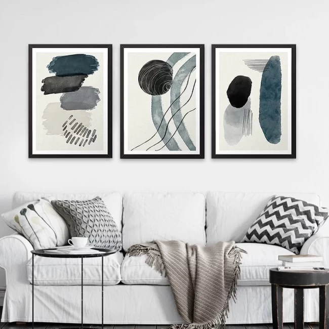 Πίνακας "Blue Dreams" Megapap 3 τμχ. σε πλαίσιο 35x45x2εκ. Πίνακας "Blue Dreams" Megapap 3 τμχ. σε πλαίσιο 35x45x2εκ.