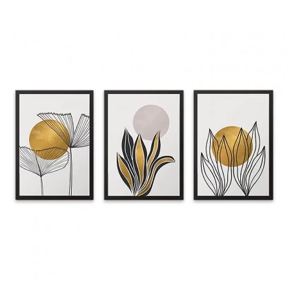 Πίνακας "Plants" Megapap 3 τμχ. σε πλαίσιο 35x45x2εκ. Πίνακας "Plants" Megapap 3 τμχ. σε πλαίσιο 35x45x2εκ.