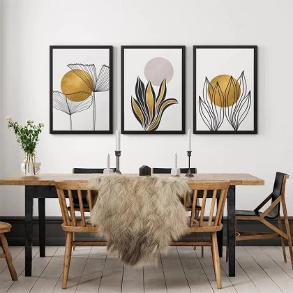 Πίνακας "Plants" Megapap 3 τμχ. σε πλαίσιο 35x45x2εκ. Πίνακας "Plants" Megapap 3 τμχ. σε πλαίσιο 35x45x2εκ.