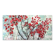 Πίνακας σε καμβά "Red Leaves" Megapap ψηφιακής εκτύπωσης 140x70x3εκ. Πίνακας σε καμβά "Red Leaves" Megapap ψηφιακής εκτύπωσης 140x70x3εκ.