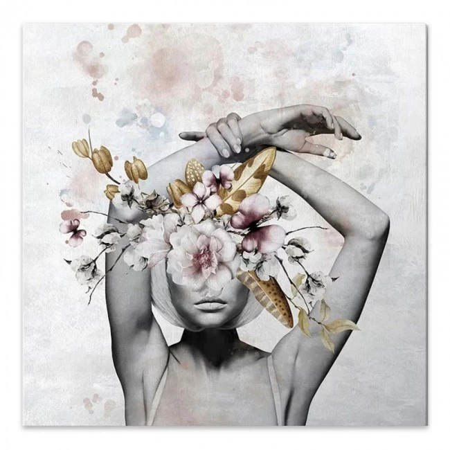 Πίνακας σε καμβά "Hidden Face" Megapap ψηφιακής εκτύπωσης 60x60x3 εκ. Πίνακας σε καμβά "Hidden Face" Megapap ψηφιακής εκτύπωσης 60x60x3 εκ.