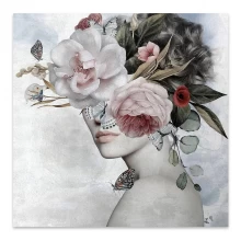 Πίνακας σε καμβά "Hidden Face" Megapap ψηφιακής εκτύπωσης 60x60x3 εκ. Πίνακας σε καμβά "Hidden Face" Megapap ψηφιακής εκτύπωσης 60x60x3 εκ.