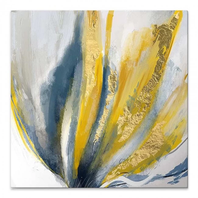 Πίνακας σε καμβά "Golden Leaves" Megapap ψηφιακής εκτύπωσης 50x50x3εκ. Πίνακας σε καμβά "Golden Leaves" Megapap ψηφιακής εκτύπωσης 50x50x3εκ.