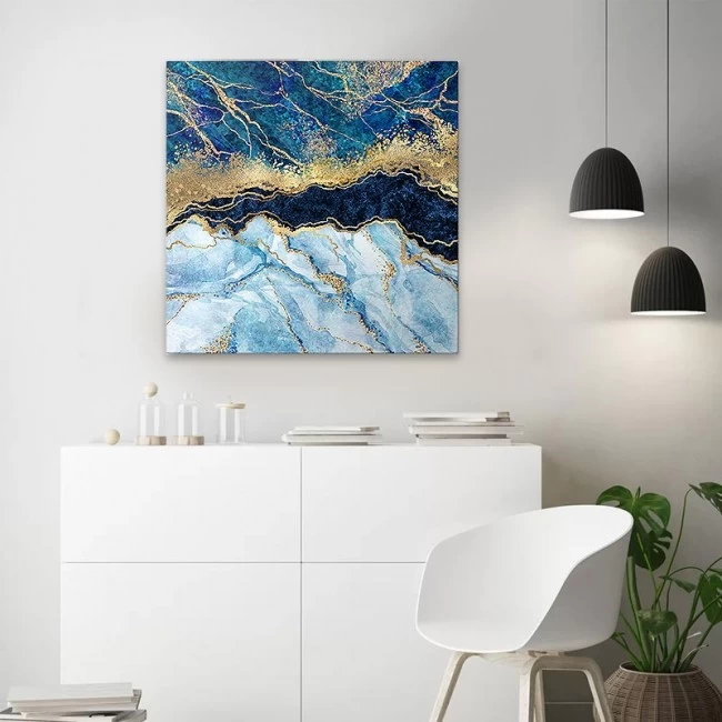 Πίνακας σε καμβά "Deep Blue" Megapap ψηφιακής εκτύπωσης 50x50x3εκ. Πίνακας σε καμβά "Deep Blue" Megapap ψηφιακής εκτύπωσης 50x50x3εκ.