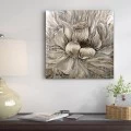 Πίνακας σε καμβά "Golden Flowers" Megapap ψηφιακής εκτύπωσης 50x50x3εκ. Πίνακας σε καμβά "Golden Flowers" Megapap ψηφιακής εκτύπωσης 50x50x3εκ.