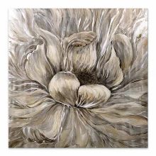 Πίνακας σε καμβά "Golden Flowers" Megapap ψηφιακής εκτύπωσης 100x100x3εκ. Πίνακας σε καμβά "Golden Flowers" Megapap ψηφιακής εκτύπωσης 100x100x3εκ.