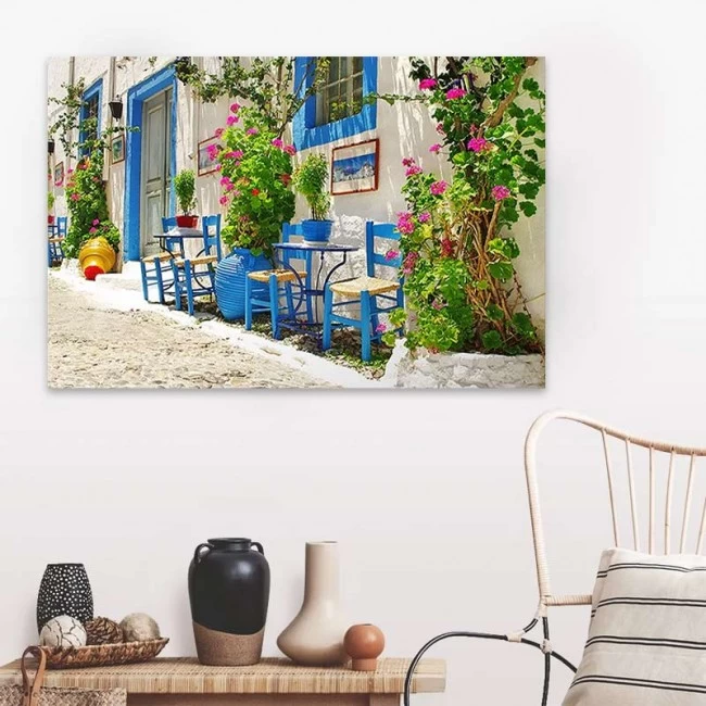 Πίνακας σε καμβά "Greek Street Tavern" Megapap ψηφιακής εκτύπωσης 60x40x3εκ. Πίνακας σε καμβά "Greek Street Tavern" Megapap ψηφιακής εκτύπωσης 60x40x3εκ.