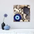 Πίνακας σε καμβά "Evil Eye Beads And Stones" Megapap ψηφιακής εκτύπωσης 50x50x3εκ. Πίνακας σε καμβά "Evil Eye Beads And Stones" Megapap ψηφιακής εκτύπωσης 50x50x3εκ.