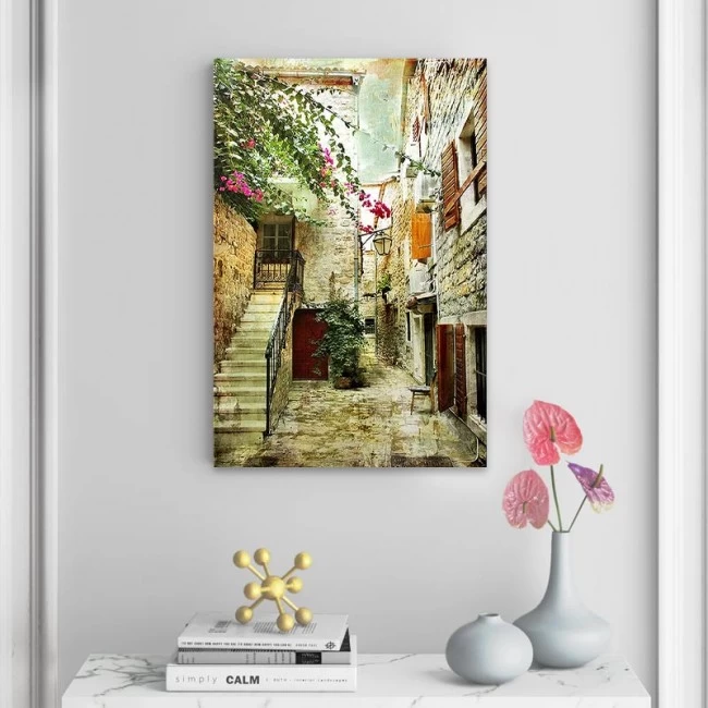 Πίνακας σε καμβά "Picturesque Neighborhood" Megapap ψηφιακής εκτύπωσης 40x60x3εκ. Πίνακας σε καμβά "Picturesque Neighborhood" Megapap ψηφιακής εκτύπωσης 40x60x3εκ.
