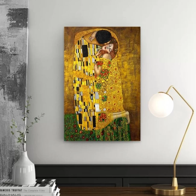 Πίνακας σε καμβά "The Kiss" Megapap ψηφιακής εκτύπωσης 40x60x3εκ. Πίνακας σε καμβά "The Kiss" Megapap ψηφιακής εκτύπωσης 40x60x3εκ.