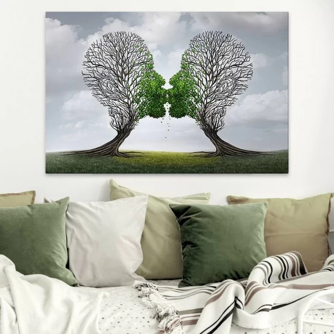 Πίνακας σε καμβά "Trees Growing With Love" Megapap ψηφιακής εκτύπωσης 75x50x3εκ. Πίνακας σε καμβά "Trees Growing With Love" Megapap ψηφιακής εκτύπωσης 75x50x3εκ.