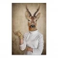 Πίνακας σε καμβά "Woman With Deer Head" Megapap ψηφιακής εκτύπωσης 50x75x3εκ. Πίνακας σε καμβά "Woman With Deer Head" Megapap ψηφιακής εκτύπωσης 50x75x3εκ.