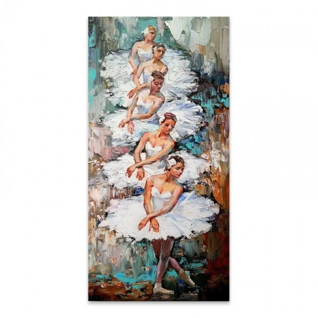 Πίνακας σε καμβά "White Swan Ballerinas" Megapap ψηφιακής εκτύπωσης 50x100x3εκ. Πίνακας σε καμβά "White Swan Ballerinas" Megapap ψηφιακής εκτύπωσης 50x100x3εκ.
