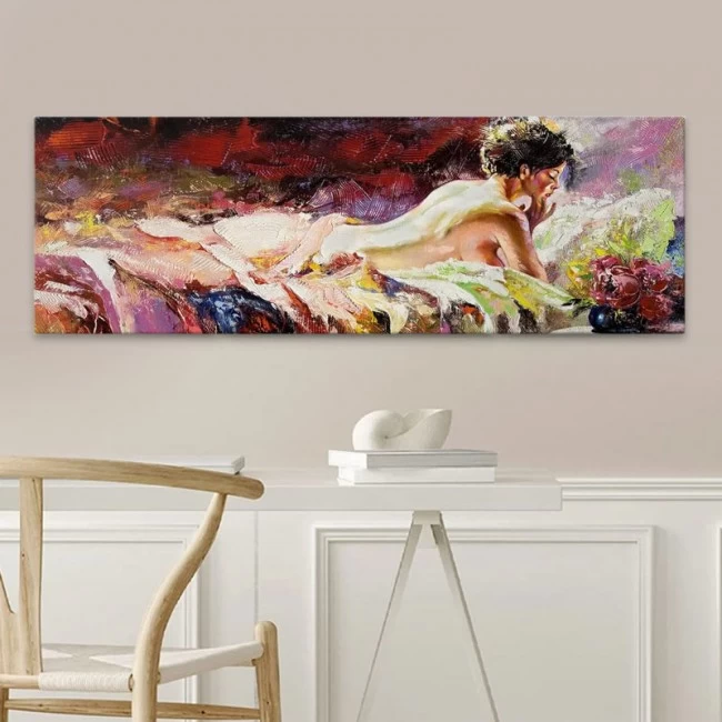 Πίνακας σε καμβά "Naked Girl" Megapap ψηφιακής εκτύπωσης 120x40x3εκ. Πίνακας σε καμβά "Naked Girl" Megapap ψηφιακής εκτύπωσης 120x40x3εκ.