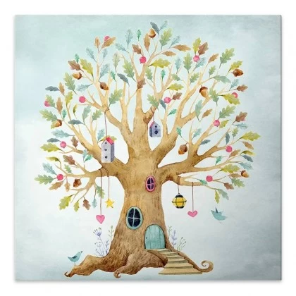 Πίνακας σε καμβά "Magic Treehouse" Megapap ψηφιακής εκτύπωσης 40x40x3εκ. Πίνακας σε καμβά "Magic Treehouse" Megapap ψηφιακής εκτύπωσης 40x40x3εκ.