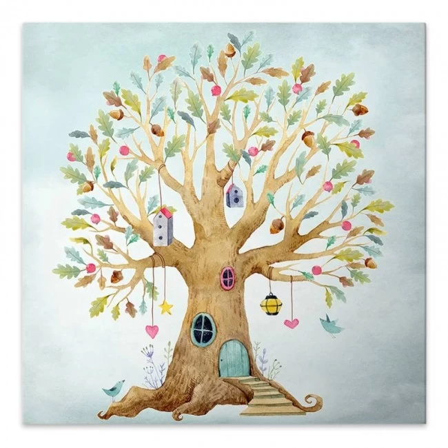 Πίνακας σε καμβά "Magic Treehouse" Megapap ψηφιακής εκτύπωσης 40x40x3εκ. Πίνακας σε καμβά "Magic Treehouse" Megapap ψηφιακής εκτύπωσης 40x40x3εκ.