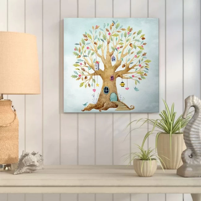 Πίνακας σε καμβά "Magic Treehouse" Megapap ψηφιακής εκτύπωσης 40x40x3εκ. Πίνακας σε καμβά "Magic Treehouse" Megapap ψηφιακής εκτύπωσης 40x40x3εκ.