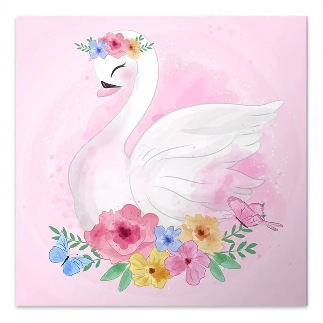 Πίνακας σε καμβά "Baby Swan" Megapap ψηφιακής εκτύπωσης 40x40x3εκ. Πίνακας σε καμβά "Baby Swan" Megapap ψηφιακής εκτύπωσης 40x40x3εκ.