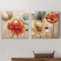 Πίνακες σε καμβά "Flowers" Megapap 2 τμχ. ψηφιακής εκτύπωσης 103x50x3εκ. Πίνακες σε καμβά "Flowers" Megapap 2 τμχ. ψηφιακής εκτύπωσης 103x50x3εκ.