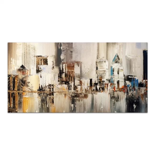 Πίνακας σε καμβά "City" Megapap ψηφιακής εκτύπωσης 140x70x3εκ. Πίνακας σε καμβά "City" Megapap ψηφιακής εκτύπωσης 140x70x3εκ.