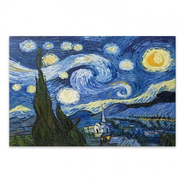 Πίνακας σε καμβά "Starry Night" Megapap ψηφιακής εκτύπωσης 100x70x3εκ. Πίνακας σε καμβά "Starry Night" Megapap ψηφιακής εκτύπωσης 100x70x3εκ.
