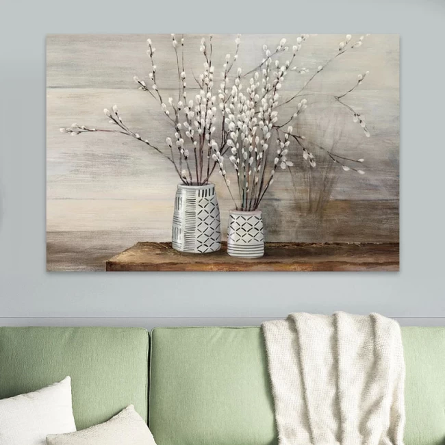 Πίνακας σε καμβά "Willow Flowers" Megapap ψηφιακής εκτύπωσης 100x70x3εκ. Πίνακας σε καμβά "Willow Flowers" Megapap ψηφιακής εκτύπωσης 100x70x3εκ.
