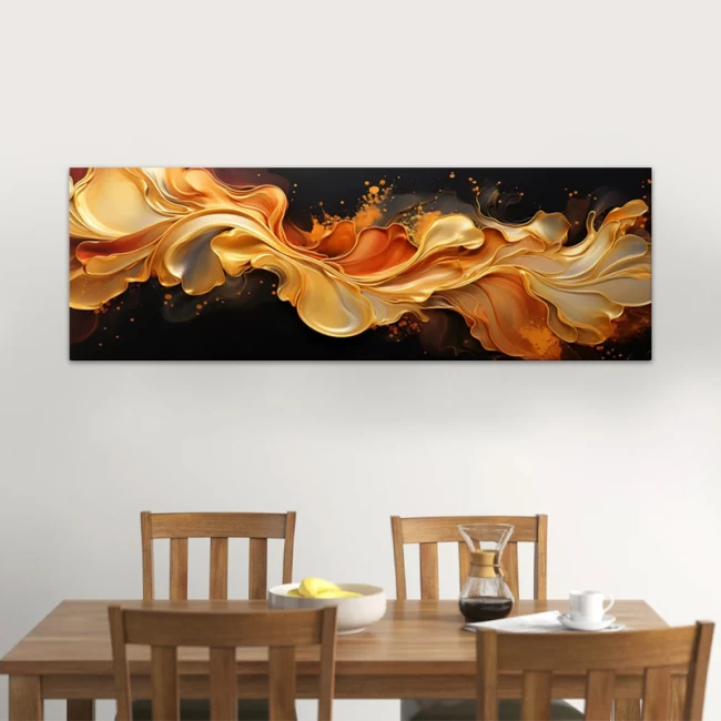 Πίνακας σε καμβά "Abstract Heat Wave" Megapap ψηφιακής εκτύπωσης 150x50x3εκ. Πίνακας σε καμβά "Abstract Heat Wave" Megapap ψηφιακής εκτύπωσης 150x50x3εκ.