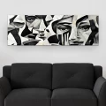 Πίνακας σε καμβά "Abstract Marble Faces" Megapap ψηφιακής εκτύπωσης 150x50x3εκ. Πίνακας σε καμβά "Abstract Marble Faces" Megapap ψηφιακής εκτύπωσης 150x50x3εκ.