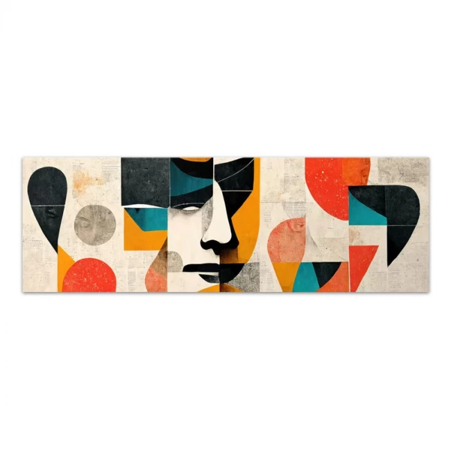 Πίνακας σε καμβά "Abstract Faces" Megapap ψηφιακής εκτύπωσης 150x50x3εκ. Πίνακας σε καμβά "Abstract Faces" Megapap ψηφιακής εκτύπωσης 150x50x3εκ.