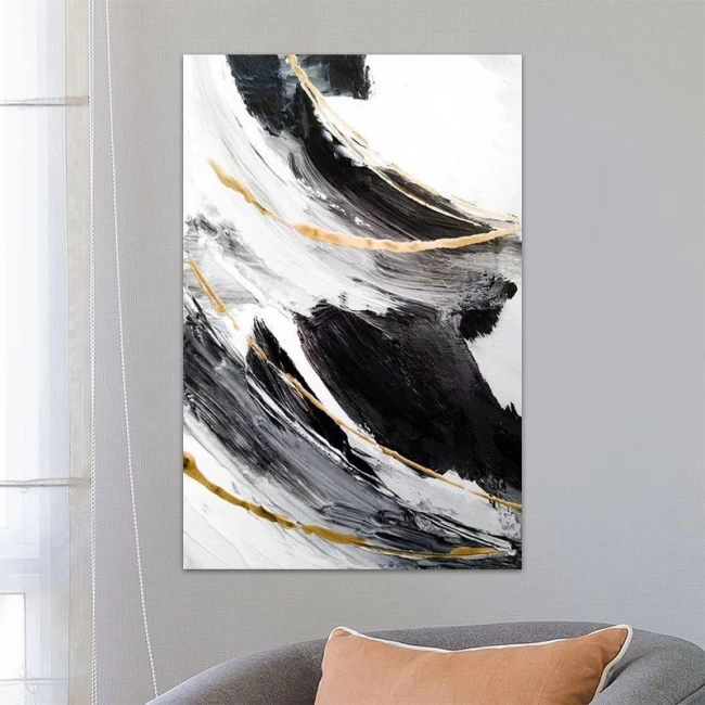 Πίνακας σε καμβά "Golden And Silver Reflections" Megapap ψηφιακής εκτύπωσης 70x100x3εκ. Πίνακας σε καμβά "Golden And Silver Reflections" Megapap ψηφιακής εκτύπωσης 70x100x3εκ.