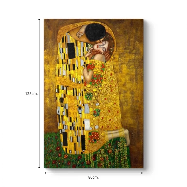 Πίνακας σε καμβά "The Kiss" Megapap ψηφιακής εκτύπωσης 80x125x3εκ. Πίνακας σε καμβά "The Kiss" Megapap ψηφιακής εκτύπωσης 80x125x3εκ.