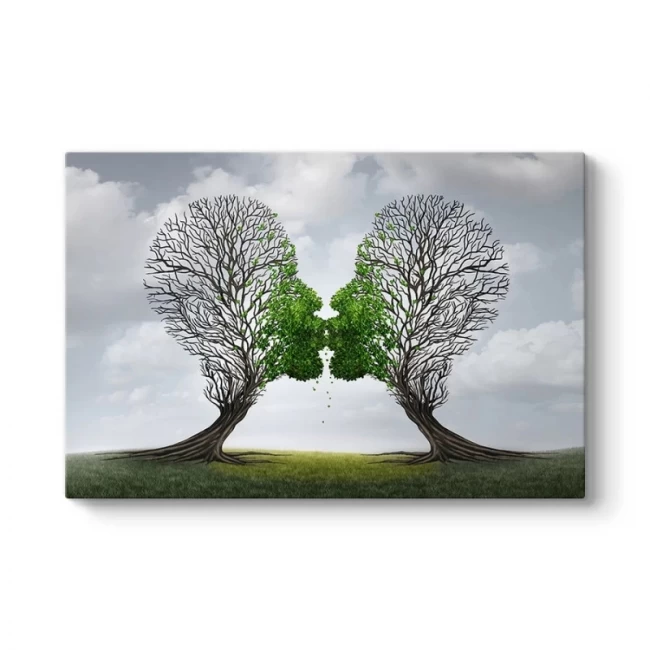 Πίνακας σε καμβά "Trees Growing With Love" Megapap ψηφιακής εκτύπωσης 100x70x3εκ. Πίνακας σε καμβά "Trees Growing With Love" Megapap ψηφιακής εκτύπωσης 100x70x3εκ.