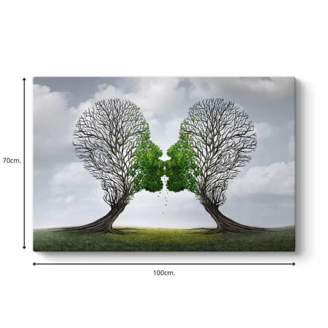 Πίνακας σε καμβά "Trees Growing With Love" Megapap ψηφιακής εκτύπωσης 100x70x3εκ. Πίνακας σε καμβά "Trees Growing With Love" Megapap ψηφιακής εκτύπωσης 100x70x3εκ.