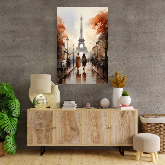 Πίνακας σε καμβά "Autumn in Paris" Megapap ψηφιακής εκτύπωσης 70x100x3εκ. Πίνακας σε καμβά "Autumn in Paris" Megapap ψηφιακής εκτύπωσης 70x100x3εκ.