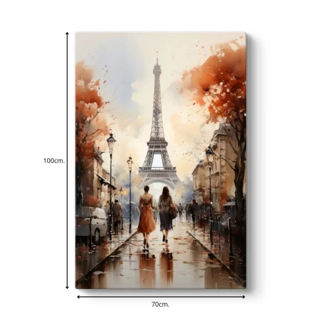 Πίνακας σε καμβά "Autumn in Paris" Megapap ψηφιακής εκτύπωσης 70x100x3εκ. Πίνακας σε καμβά "Autumn in Paris" Megapap ψηφιακής εκτύπωσης 70x100x3εκ.