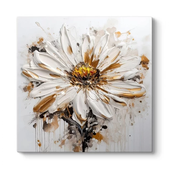Πίνακας σε καμβά "Daisy" Megapap ψηφιακής εκτύπωσης 80x80x3εκ. Πίνακας σε καμβά "Daisy" Megapap ψηφιακής εκτύπωσης 80x80x3εκ.