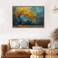 Πίνακας σε καμβά "Windblown Tree" Megapap ψηφιακής εκτύπωσης με κορνίζα χρώμα χρυσό 140x100x3εκ. Πίνακας σε καμβά "Windblown Tree" Megapap ψηφιακής εκτύπωσης με κορνίζα χρώμα χρυσό 140x100x3εκ.