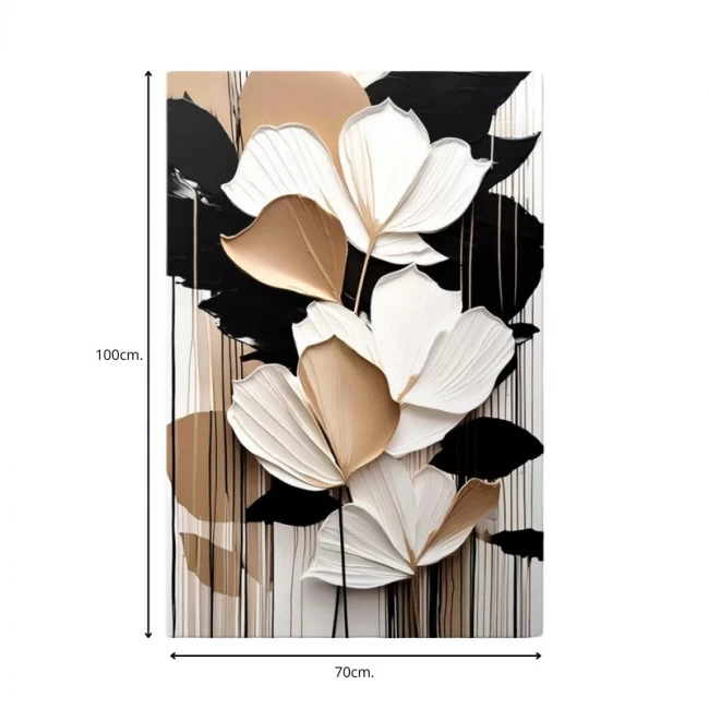Πίνακας σε καμβά "Abstract Flower" Megapap ψηφιακής εκτύπωσης 70x100x3εκ. Πίνακας σε καμβά "Abstract Flower" Megapap ψηφιακής εκτύπωσης 70x100x3εκ.