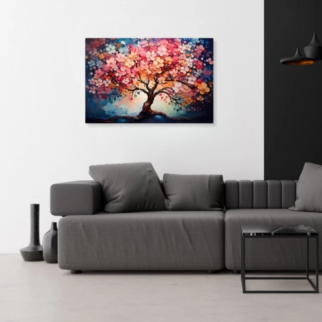 Πίνακας σε καμβά "Pink Tree" Megapap ψηφιακής εκτύπωσης 100x70x3εκ. Πίνακας σε καμβά "Pink Tree" Megapap ψηφιακής εκτύπωσης 100x70x3εκ.