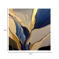 Πίνακας σε καμβά "Dance of Gold and Blue" Megapap ψηφιακής εκτύπωσης 100x100x3εκ. Πίνακας σε καμβά "Dance of Gold and Blue" Megapap ψηφιακής εκτύπωσης 100x100x3εκ.