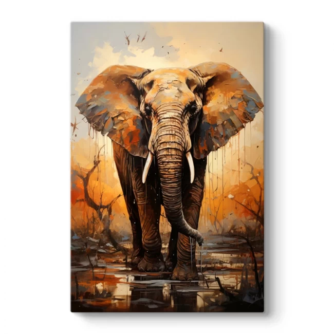 Πίνακας σε καμβά "Elephant Story" Megapap ψηφιακής εκτύπωσης 60x90x3εκ. Πίνακας σε καμβά "Elephant Story" Megapap ψηφιακής εκτύπωσης 60x90x3εκ.