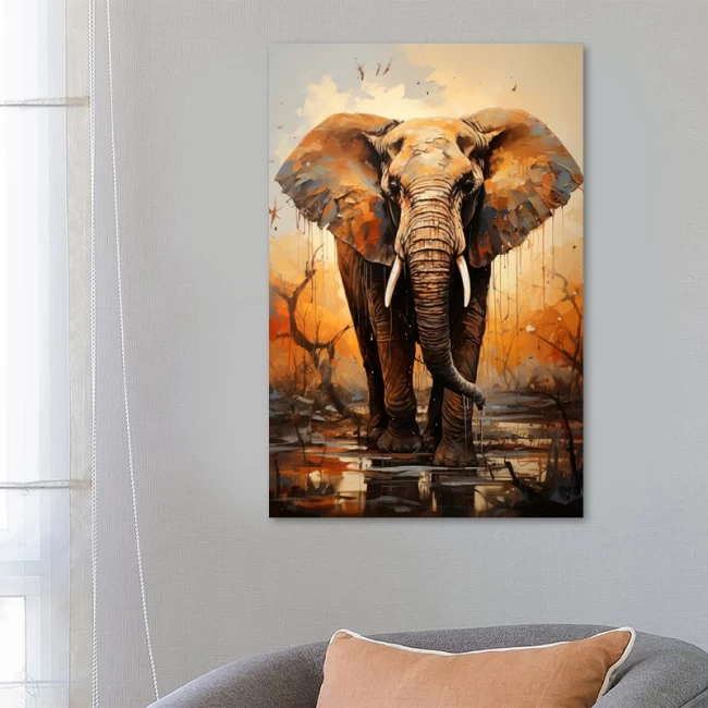 Πίνακας σε καμβά "Elephant Story" Megapap ψηφιακής εκτύπωσης 60x90x3εκ. Πίνακας σε καμβά "Elephant Story" Megapap ψηφιακής εκτύπωσης 60x90x3εκ.