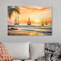 Πίνακας σε καμβά "Tropical Sails at the Sunset" Megapap ψηφιακής εκτύπωσης 100x70x3εκ. Πίνακας σε καμβά "Tropical Sails at the Sunset" Megapap ψηφιακής εκτύπωσης 100x70x3εκ.