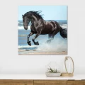 Πίνακας σε καμβά "Black Horse" Megapap ψηφιακής εκτύπωσης 60x60x3εκ. Πίνακας σε καμβά "Black Horse" Megapap ψηφιακής εκτύπωσης 60x60x3εκ.