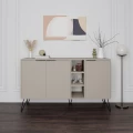 Μπουφές Clara Megapap χρώμα sandstone 142x35,6x83εκ.